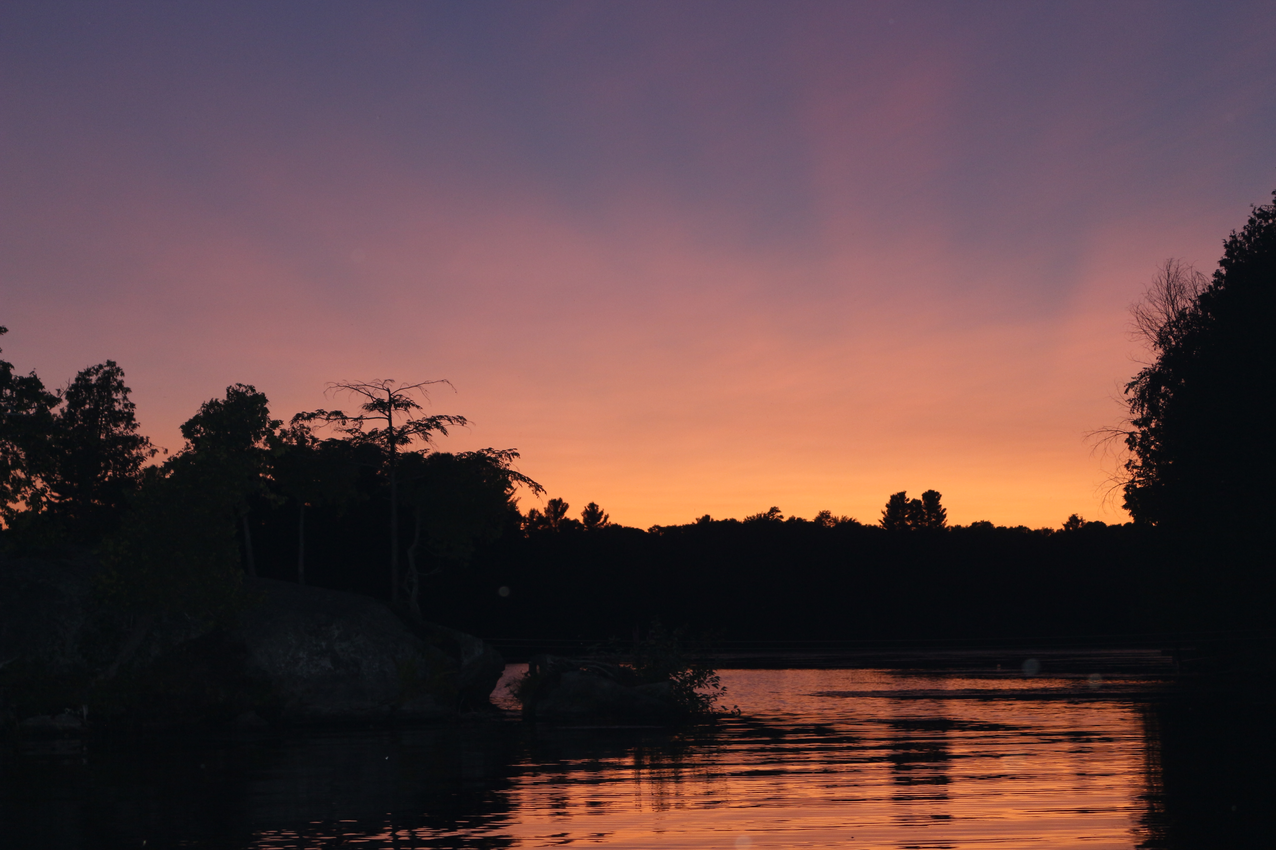 Sunset on Opinicon Lake